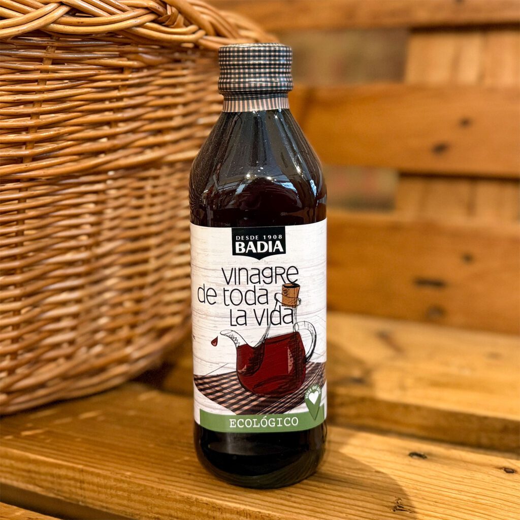 Badía. Vinagre de toda la vida. Ecológico. Despensa del Ebro.