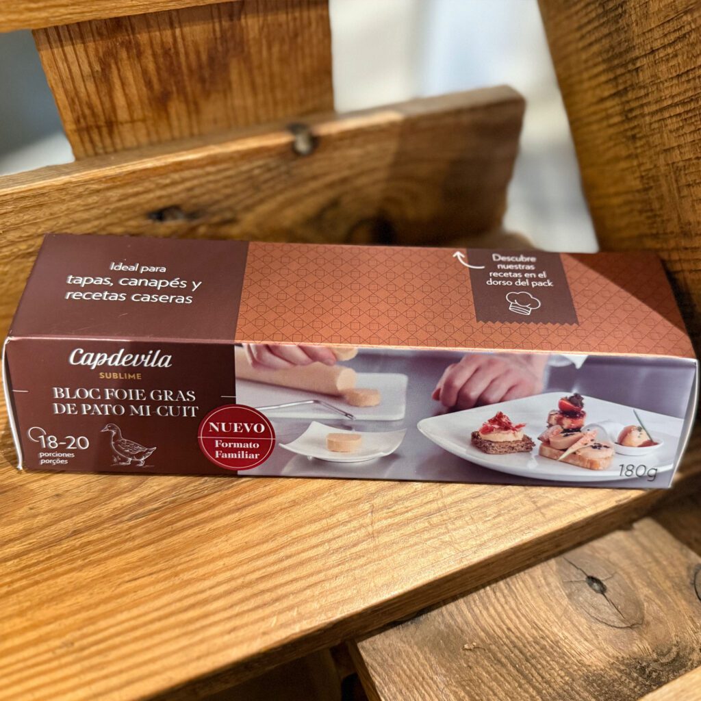 Capdevila. Bloc foie gras de pato mi-cuit. Despensa del Ebro.