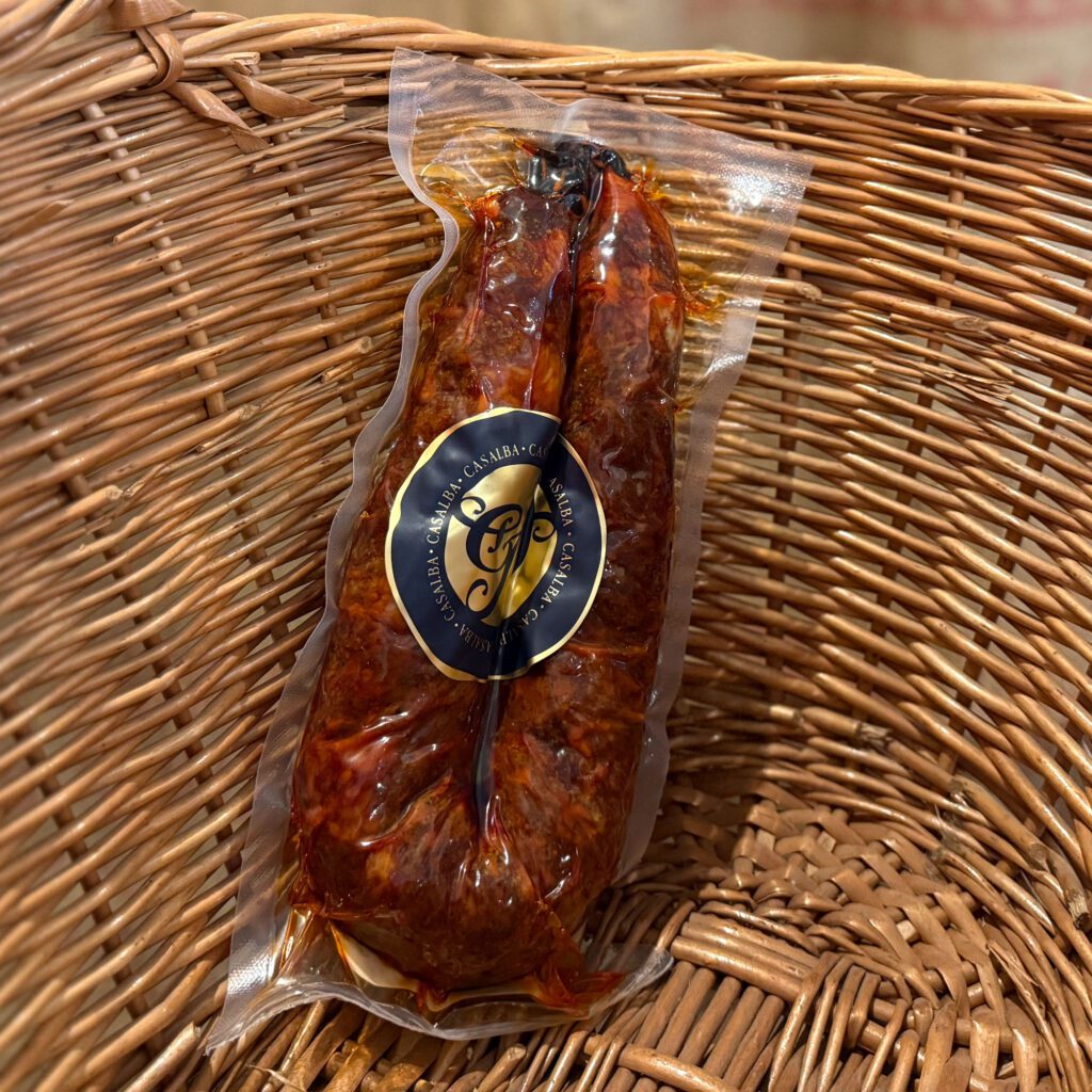 Casalba. Chorizo en sarta. Despensa del Ebro.