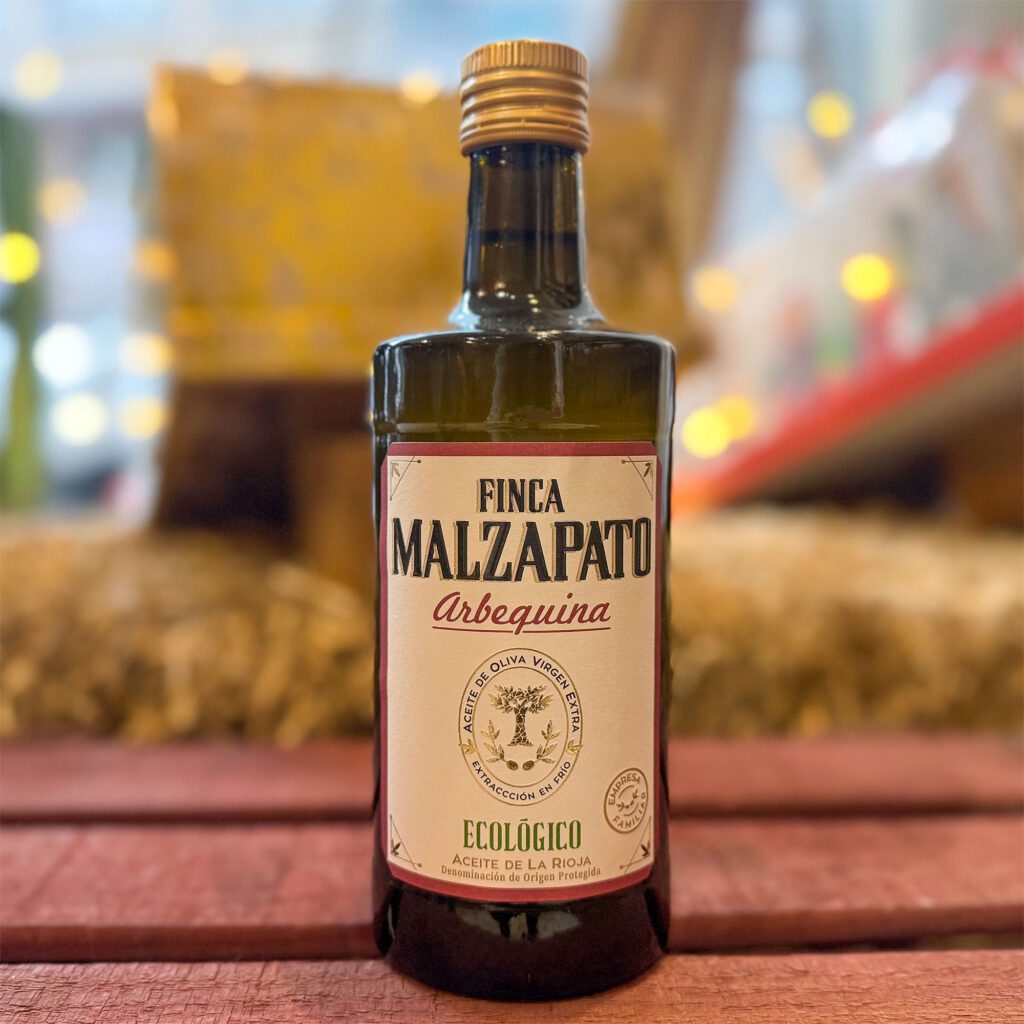 Finca Malzapato. AOVE arbequina ecológico. Despensa del bro.