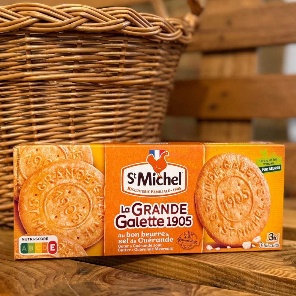 St Michel. Galletas con mantequilla y sal de Guérande. Despensa del Ebro.