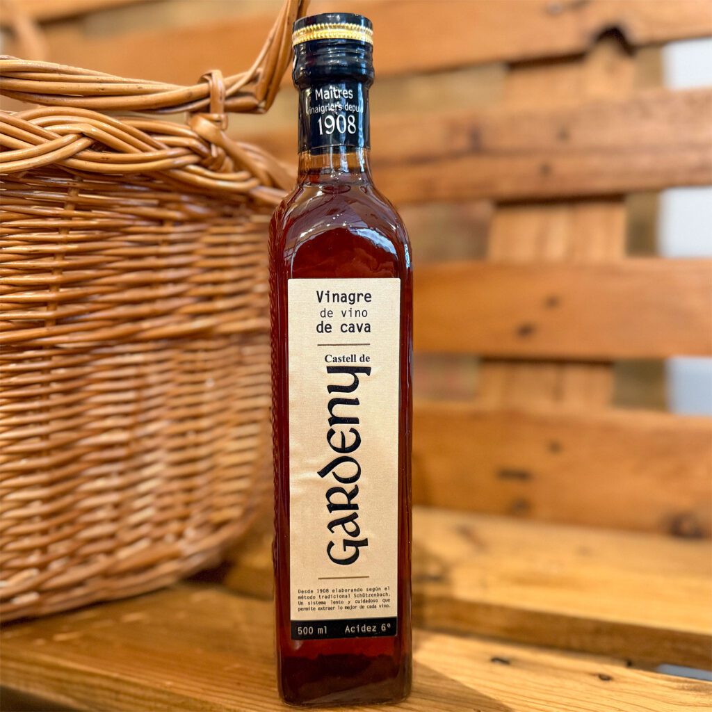 Gardeny. Vinagre de vino de cava. 500 ml. Despensa del Ebro.