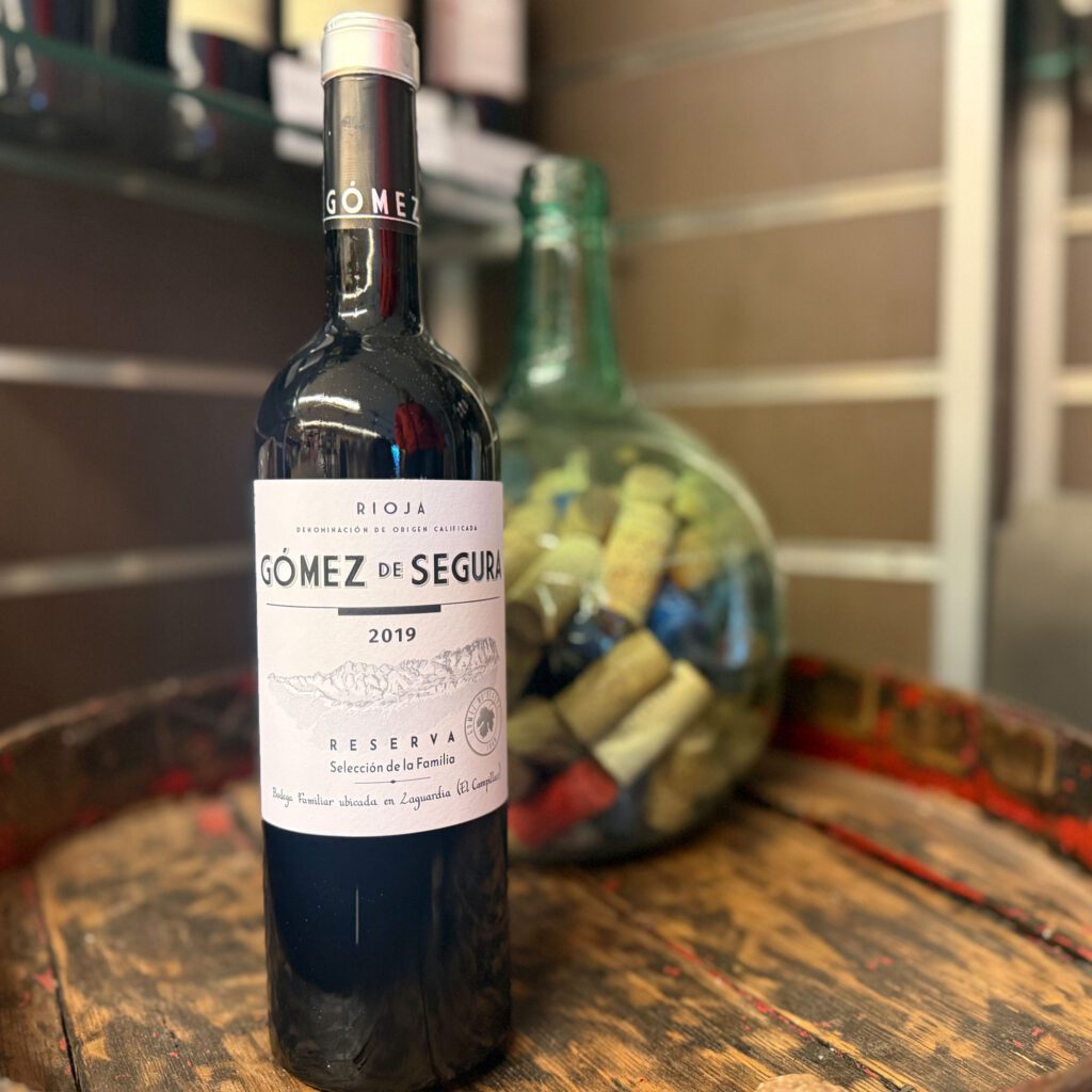 Gómez de Segura. Rioja reserva 2019. Despensa del Ebro.