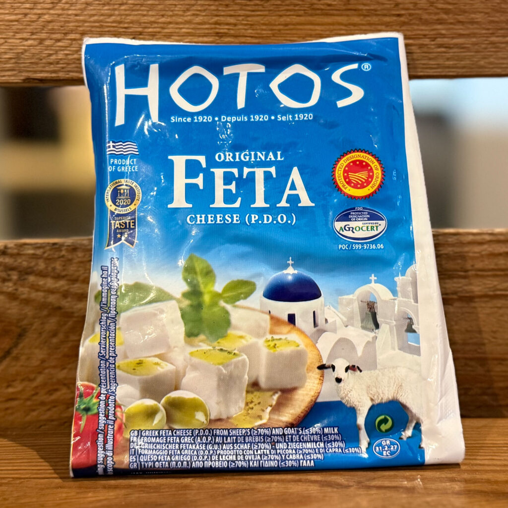 Hotos. Queso Feta D.O.P. Despensa del Ebro