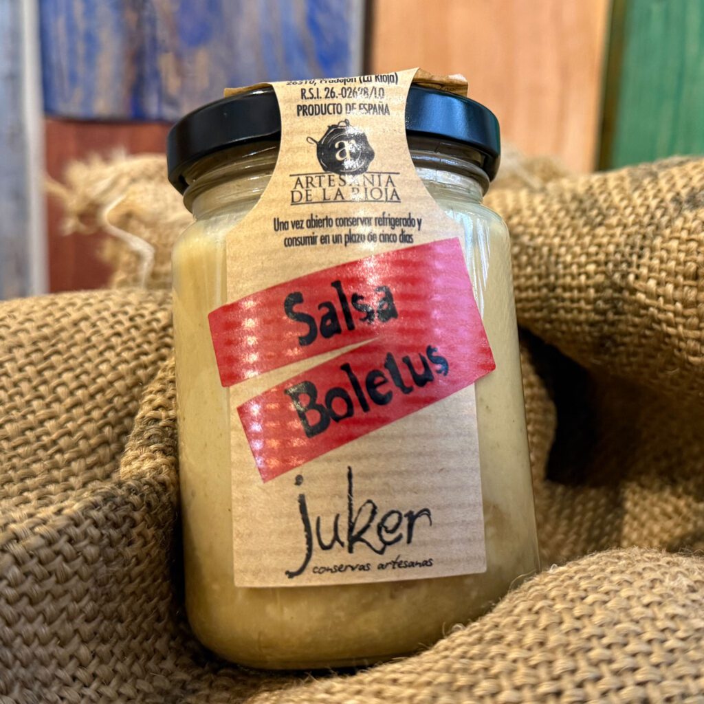 Juker. Salsa de boletus. Despensa del Ebro.