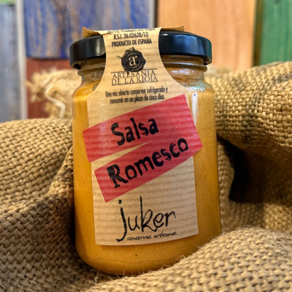 Juker. Salsa Romesco. Despensa del Ebro.