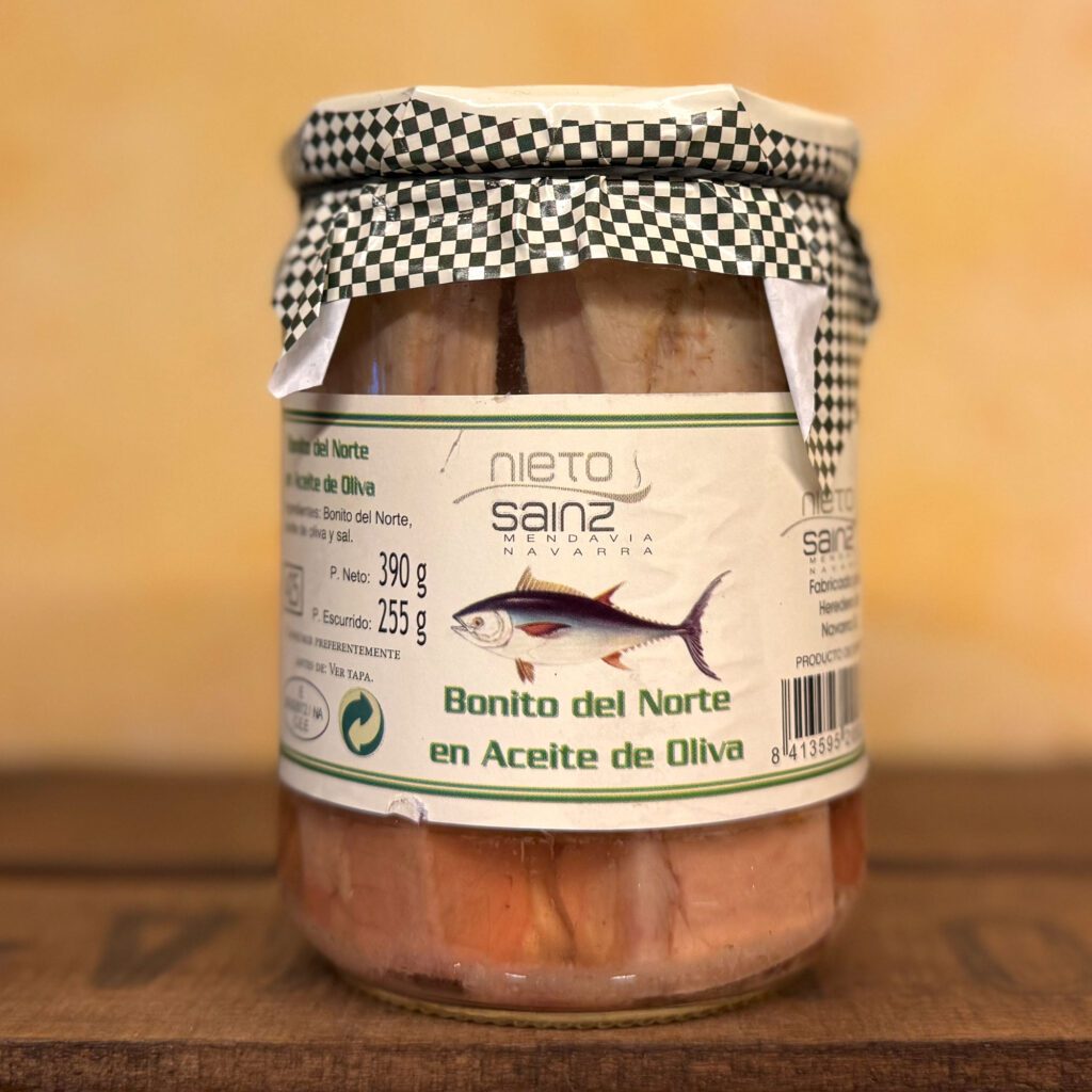 Nieto Sainz. Bonito del Norte en aceite de oliva. Despensa del Ebro.