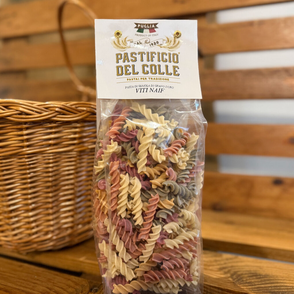 Pastificio del Colle. Pasta tricolor espiral. Despensa del Ebro