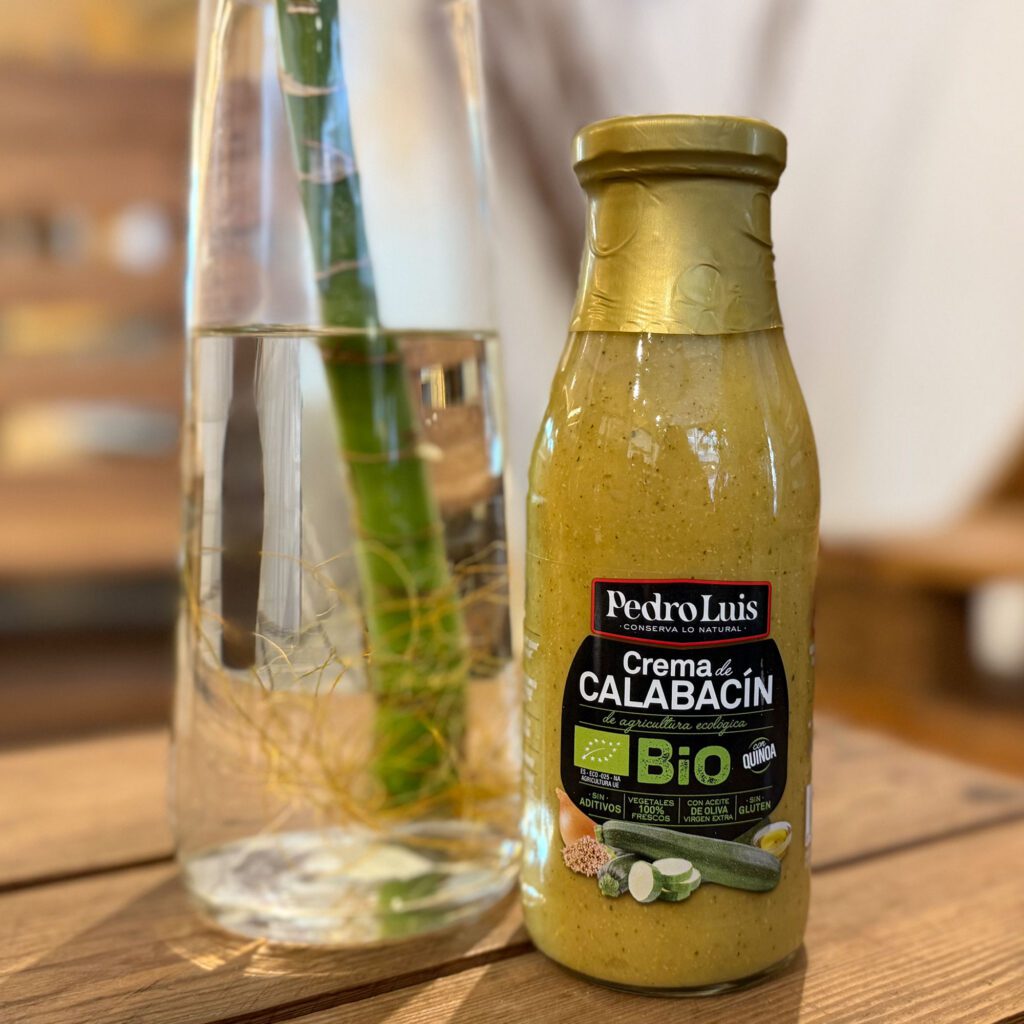 Pedro Luis, crema de calabacín. Despensa del Ebro.