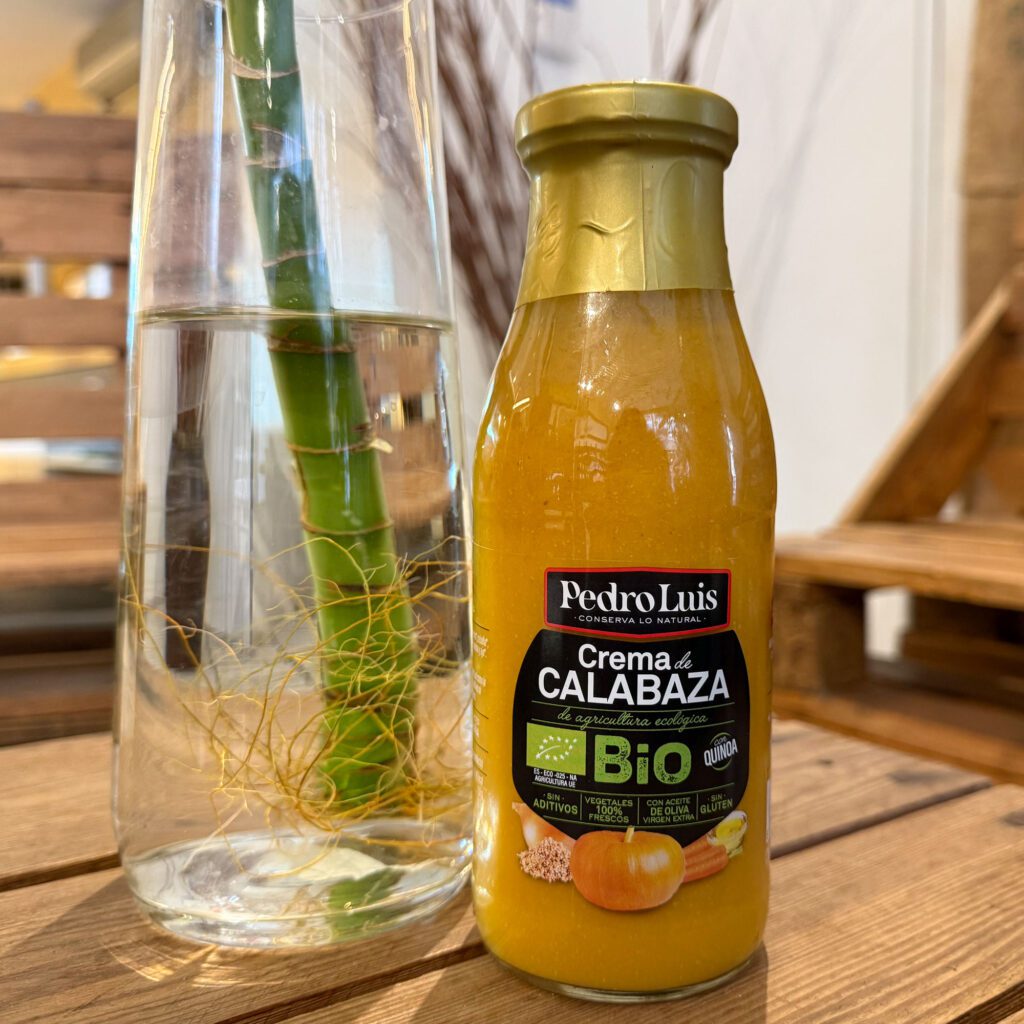 Pedro Luis, crema de calabaza. Despensa del Ebro.