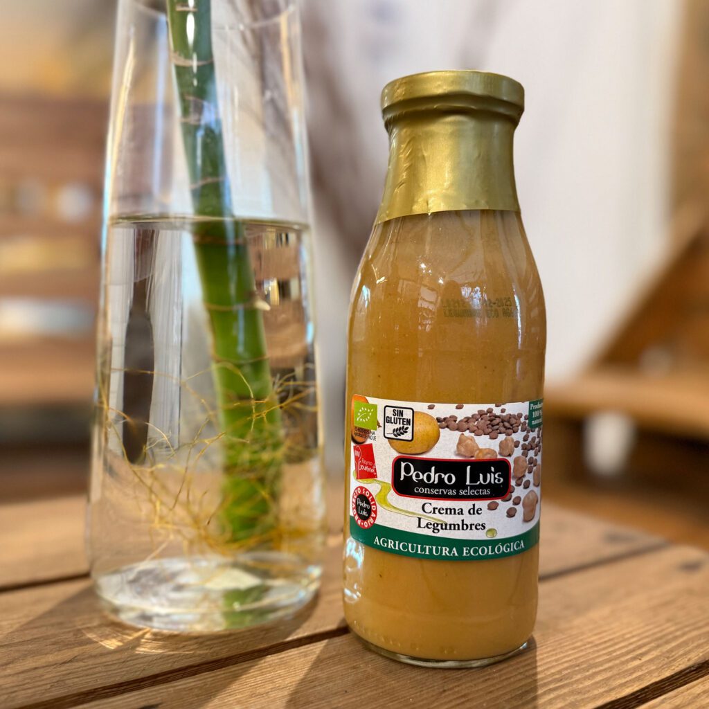 Pedro Luis, crema de legumbres. Despensa del Ebro.