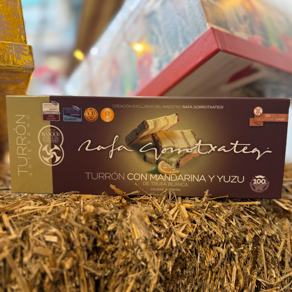 Rafa Gorrotxategi. Turrón con mandarina. Despensa del Ebro.