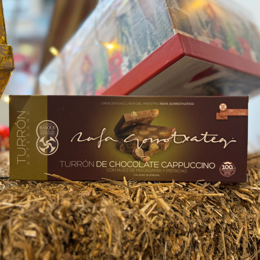 Rafa Gorrotxategi. Turrón de chocolate capuccinno. Despensa del Ebro.