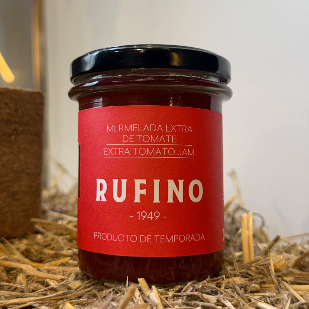 Rufino. Mermelada extra de tomate. Despensa del Ebro.
