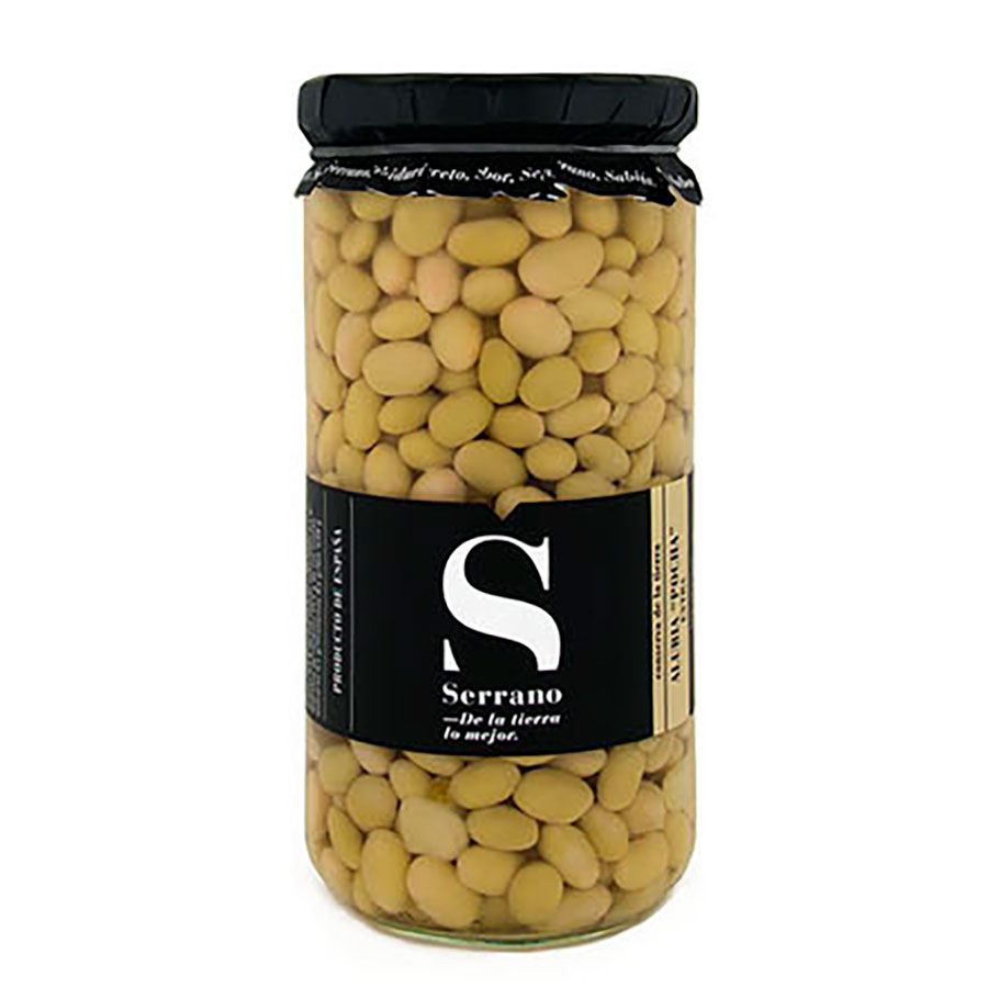Alubia pocha. Conservas Serrano. Despensa del Ebro