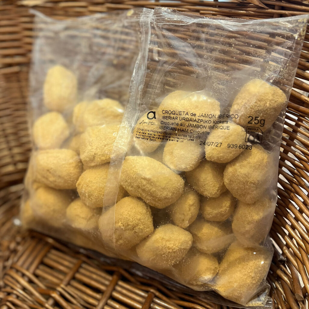 Ameztoi. Croquetas congeladas. Despensa del Ebro