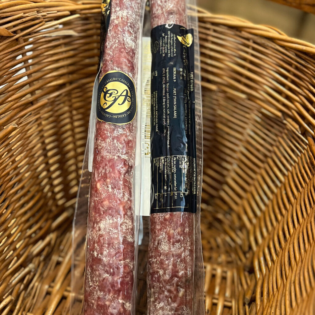 Casalba. Fuet ibérico. Despensa del Ebro