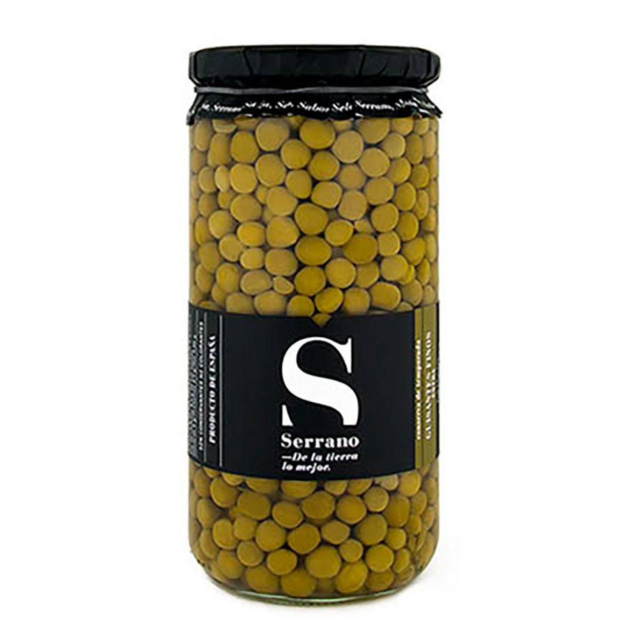 Guisantes en conserva. Conservas Serrano. Despensa del Ebro