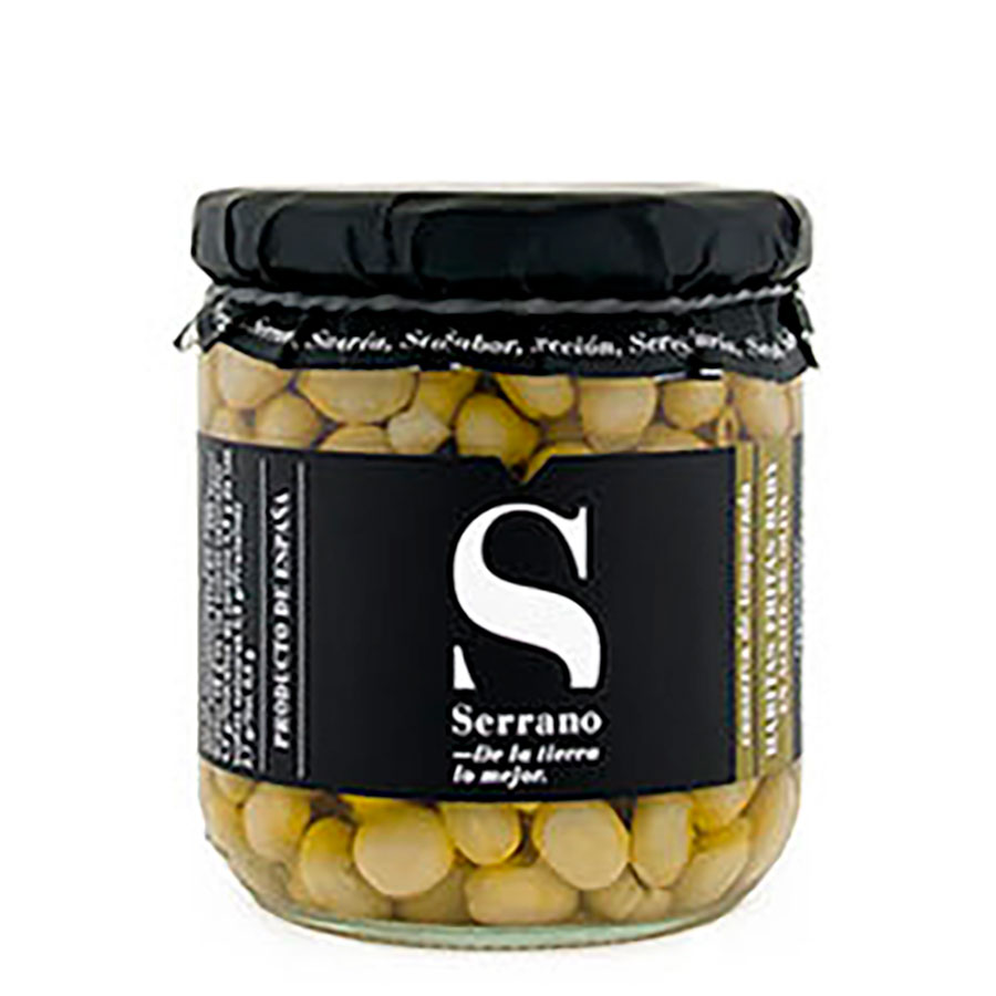 Habitas fritas baby. Conservas Serrano. Despensa del Ebro
