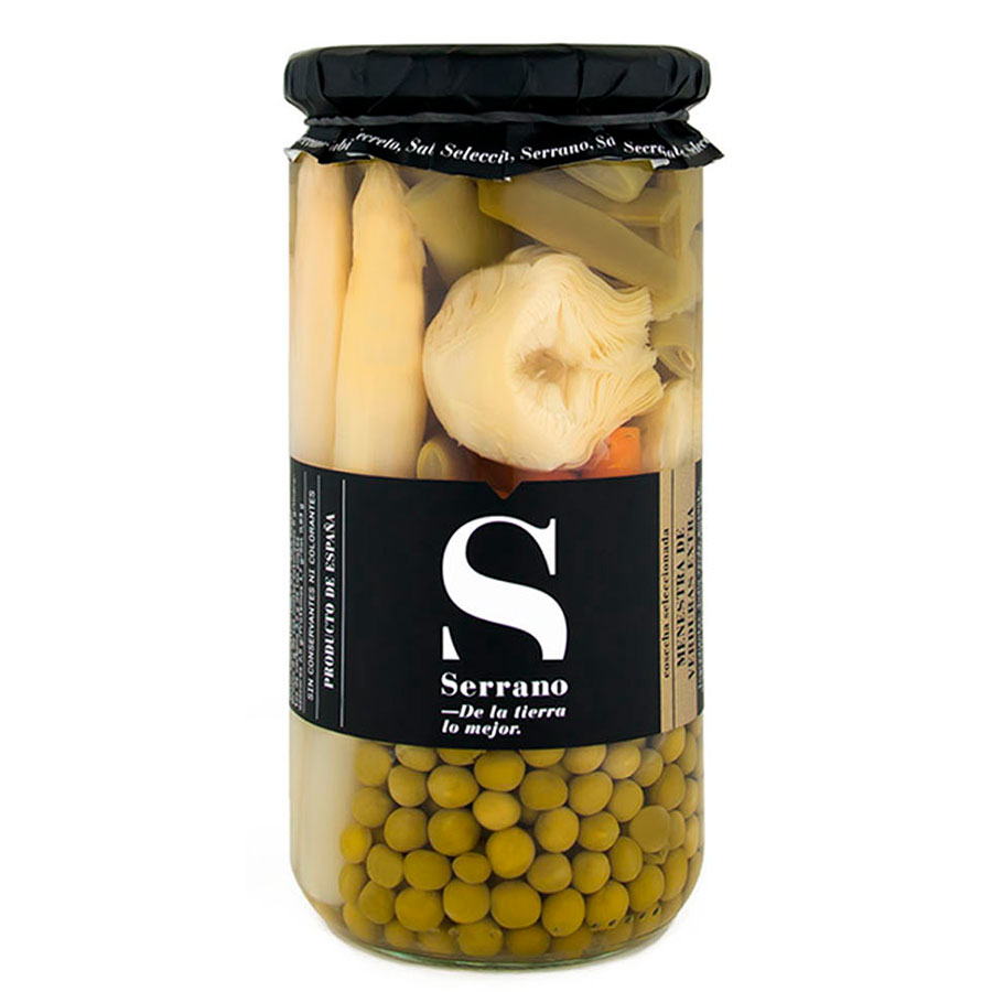 Menestra de verduras 1 kg. Conservas Serrano. Despensa del Ebro