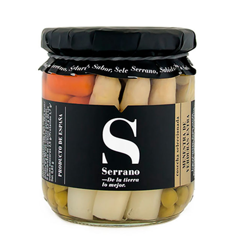 Menestra de verduras 500 g. Conservas Serrano. Despensa del Ebro