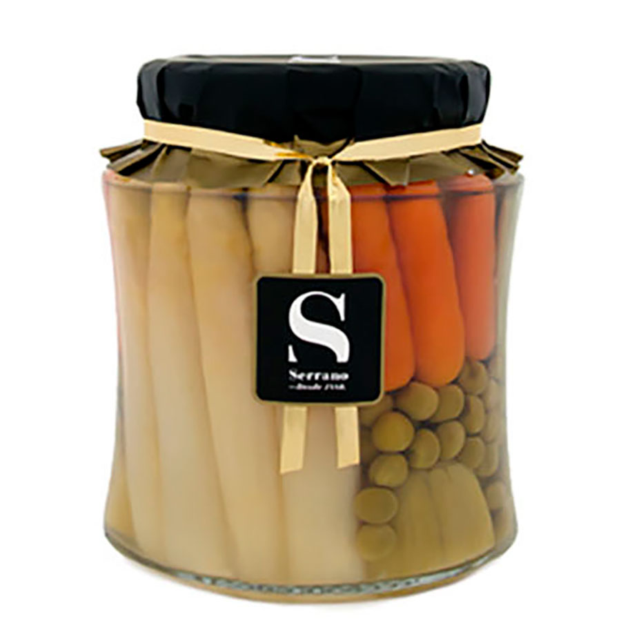 Menestra de verduras Rafaello. Conservas Serrano. Despensa del Ebro