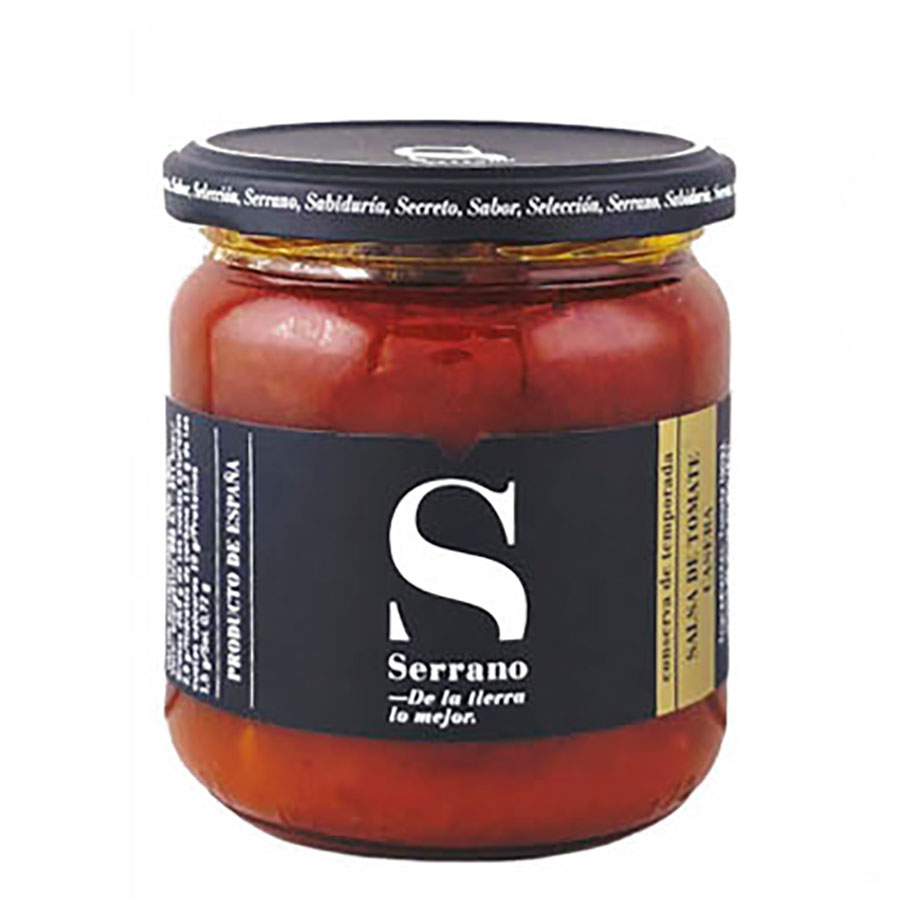Salsa casera o picante, 500 g. Conservas Serrano. Despensa del Ebro
