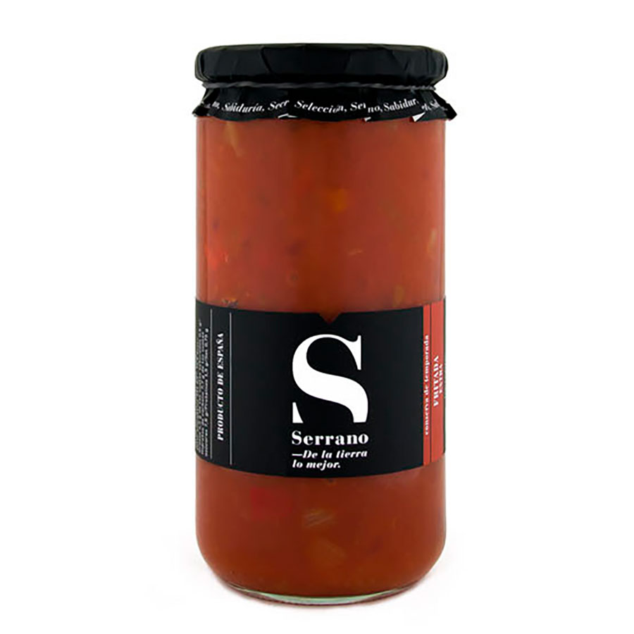 Tomate entero o triturado 1 kg. Conservas Serrano. Despensa del Ebro